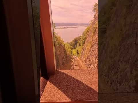 Standseilbahn Vinifuni Ligerz-Prêles Fahrt Onboard