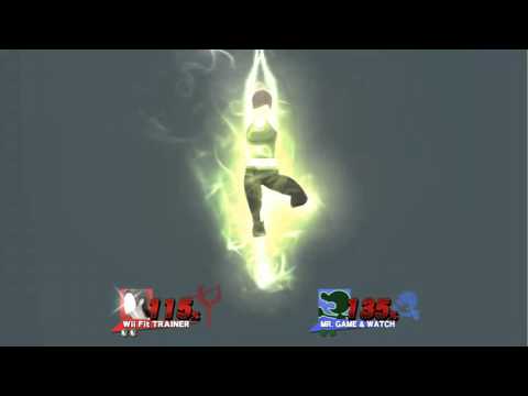 Super Smash Bros. Wii U: Wii Fit Trainer (OutcastAutumn) vs. Mr. Game & Watch