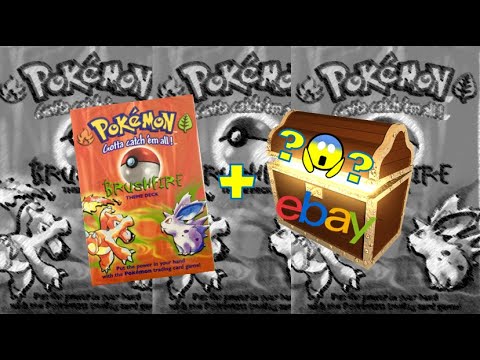 *INSANE FIND* Opening a Pokemon Brushfire Theme Deck & Ebay Hunting!