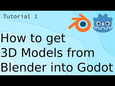How to get 3D Models from Blender into Godot | Game Dev Tutorial 1