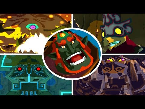 The Legend of Zelda: The Wind Waker - All Bosses (No Damage)