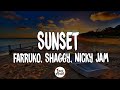 Farruko - Sunset (Letra/Lyrics) ft. Shaggy, Nicky Jam