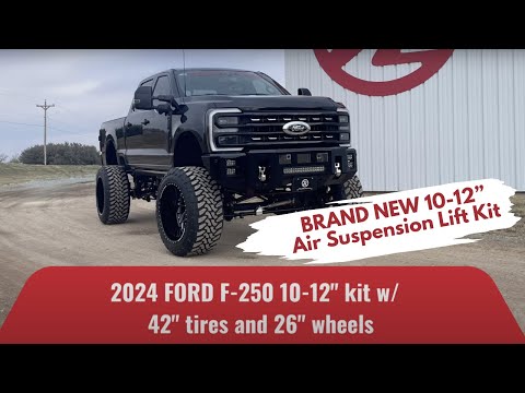 New Kelderman Air Suspension Lift Kit available! - 2024 Ford F-250 10-12" Raising/Lowering