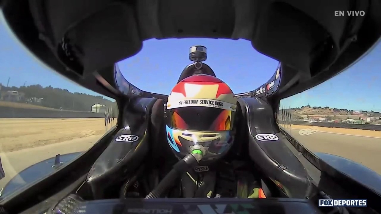 🏎️🟡 ¡PRIMERA BANDERA AMARILLA! Hauger provoca la primera bandera amarilla | IndyCar | Laguna Seca