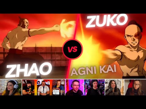 Zuko VS Zhao Agni Kai Scene Reaction Mashup