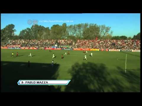 Gol de Mazza. Douglas 1 Central 1. Fecha 30. B Nacional.