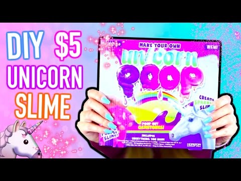 DIY Unicorn Poop Slime Tested Without Borax Video