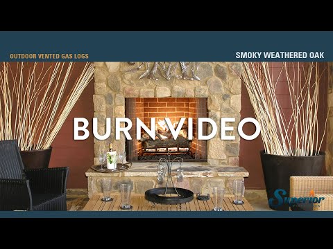 Smoky Weathered Oak Burn Video
