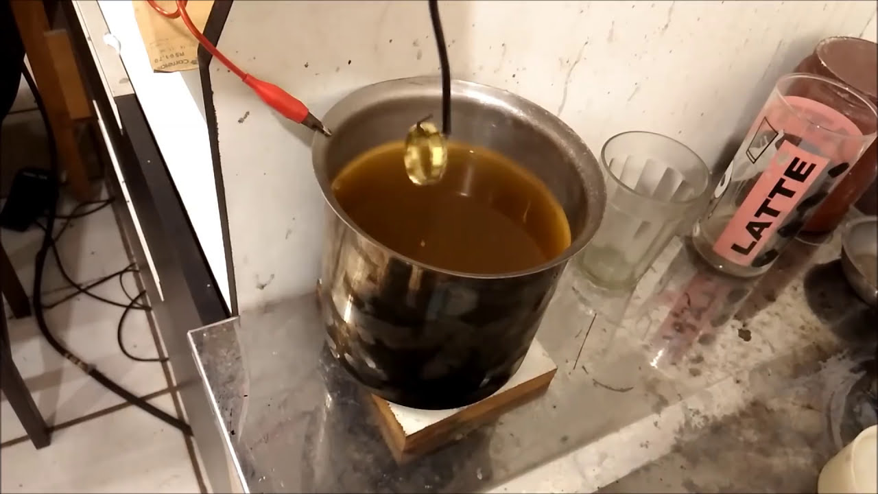 Banho de ouro passo a passo!!Base,desengraxe,ativação e banho!!