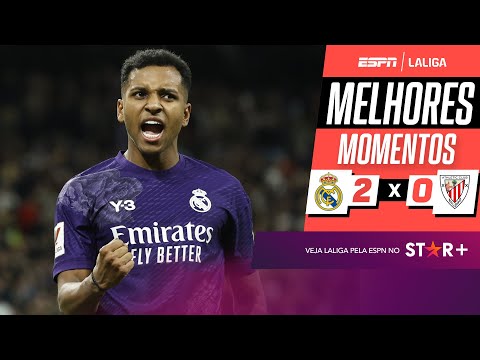 Gols e lances de Real Madrid x Athletic Bilbao