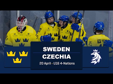 U16 4-Nations | Sweden - Czechia 8-0 | Swedish Ice Hockey TV HIGHLIGHTS