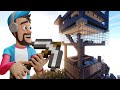 Building a Sky Lounge in my Best Friends Base! (Minecraft SMP Gameplay)