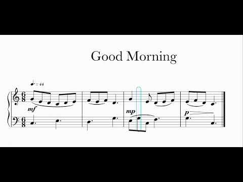 1b. Good Morning Exercise Trinity Grade1 2021-2023