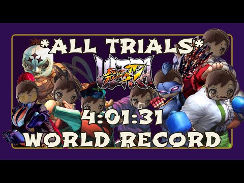 USF4 "All Trials" World Record Speedrun - 4:01:31