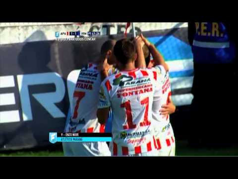 Gol de Noir. Atl. Paraná 1 - Independiente (RM) 1. Fecha 17. B Nacional 2015. FPT.