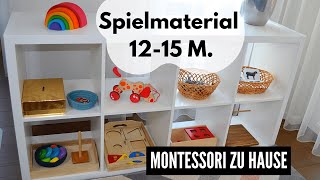 SPIELMATERIAL für KLEINKINDER 12-15 MONATE || MONTESSORI ZU HAUSE