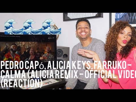 Pedro Capó, Alicia Keys, Farruko - Calma (Alicia Remix - Official Video)  (reaction)