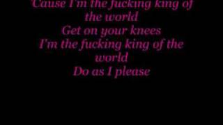 Porcelain and the tramps - king of the world (correct) lyrics