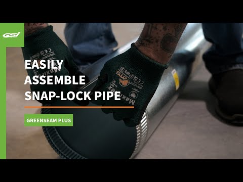Easily Assemble Snap-Lock Pipe | GreenSeam Industries