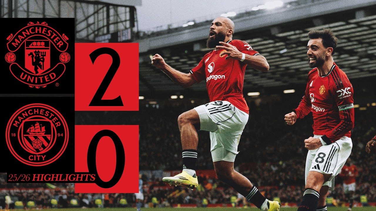 Manchester Is RED! 🇾🇪 | Man Utd v Man City | Highlights