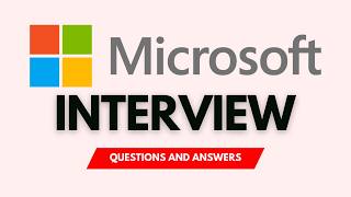 Top 25 Microsoft Interview Questions And Answers for 2026