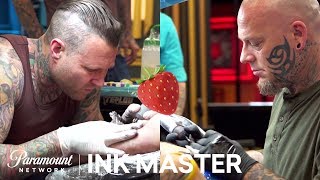 'Who Picked The Strawberry' Cleen vs Christian Face-Off | Ink Master: Grudge Match (Season 11)