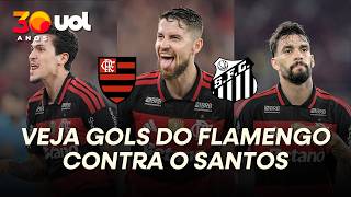 FLAMENGO VENCE: VEJA OS GOLS DE PEDRO, JORGINHO E PAQUETÁ CONTRA O SANTOS