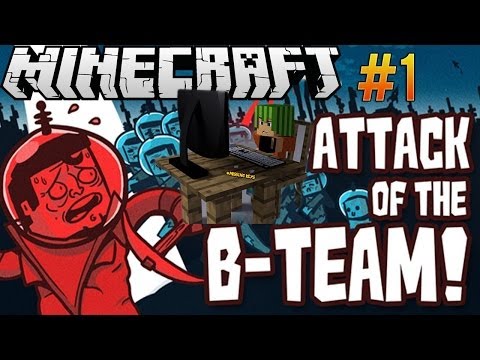 Minecraft Attack of the B-Team Episode 1"Fly like Crazy" w/ SimonHDS90