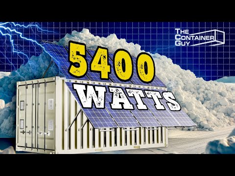 Transforming a Shipping Container Into a DIY Solar Power Station! #NATO