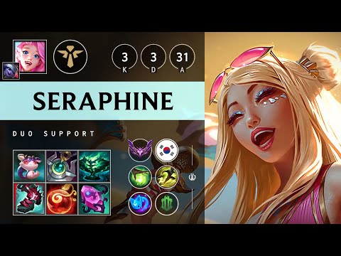 Seraphine Support vs Blitzcrank - KR Master Patch 25.07
