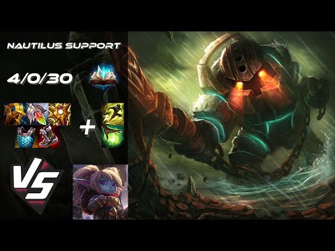 SUPPORT Nautilus vs Poppy - EU Grandmaster Patch 25.18