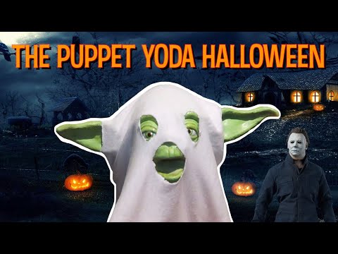 GHOST YODA STEALS HALLOWEEN CANDY - The Puppet Yoda Show