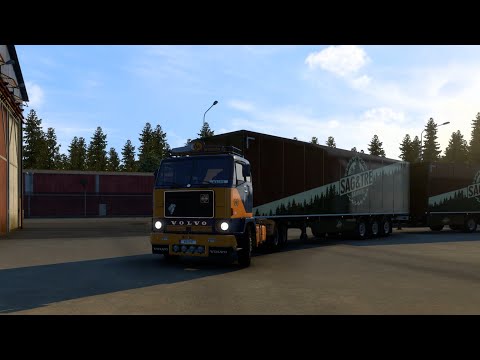 Euro Truck Simulator 2 #21 | Gotemburgo - Växjö (Sverige) | Volvo F88/F89 | Double Trailer (34t)