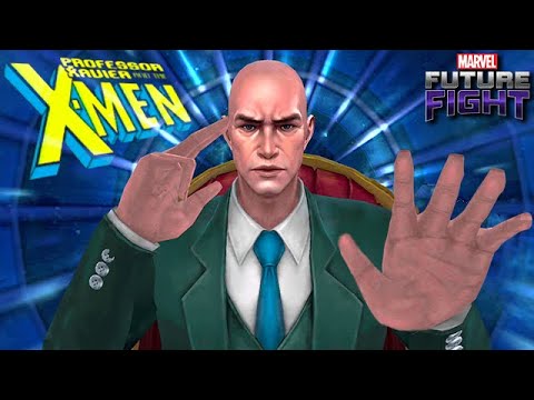 PROFESSOR X hoverchairs over the bodies of KNULL and EBONY!! - Marvel Future Fight