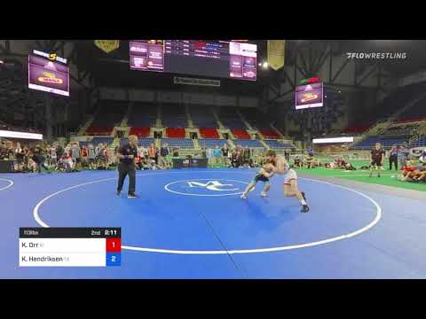 113 Lbs Consi Of 8 #2 - Kade Orr, Idaho Vs Kenneth Hendriksen, Texas 60fb