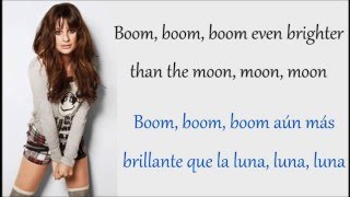 Glee: Firework (Lyrics + Español)