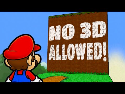 How Super Paper Mario Was Beat Without Flipping to 3D (almost)