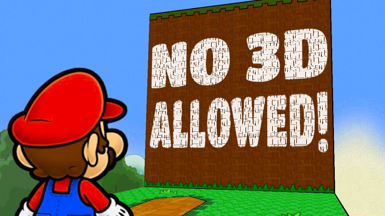How Super Paper Mario Was Beat Without Flipping to 3D (almost)