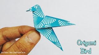 How to make an origami bird easily at home || Origami for beginners