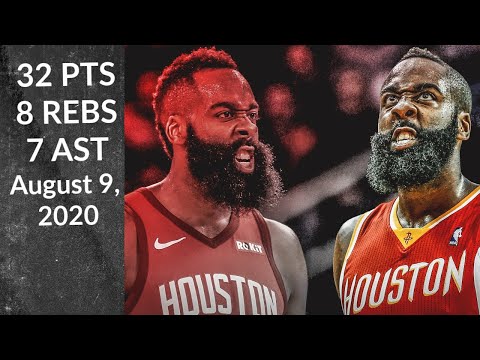 James Harden 32 PTS 8 REBS 7 AST | Rockets vs Kings | Full Highlights 8/9/20