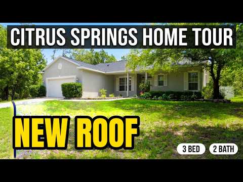 Citrus Springs Florida Home For Sale- New Roof- Fenced Yard- MLS#856088