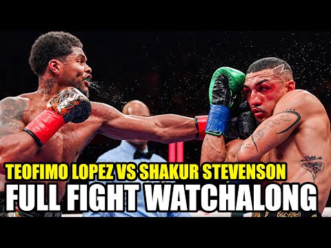 Teofimo Lopez vs Shakur Stevenson • FULL FIGHT WATCHALONG & LIVE COMMENTARY