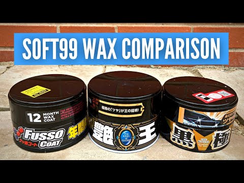 Fusso Coat vs Kiwami vs King of Gloss | Soft99 Wax Prep, Application and Results