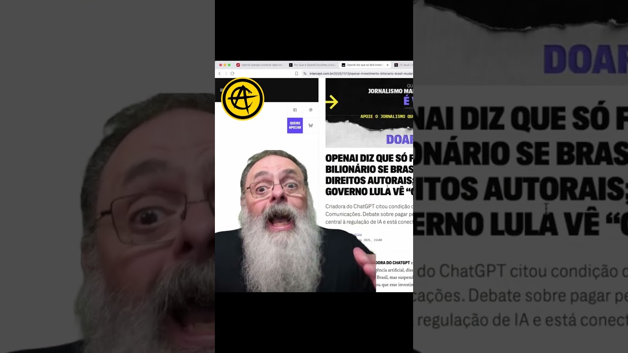 OPENAI vai ABRIR MEGA-DATACENTER para IA na ARGENTINA e diz que BRASIL é INVIÁVEL devido LEGISLAÇÃO