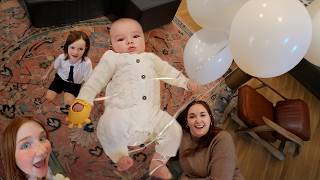 ENZO BALLOON FLOAT!! Family Morning Fun and Celebrating his Baby Blessing & Birthdays with Family
