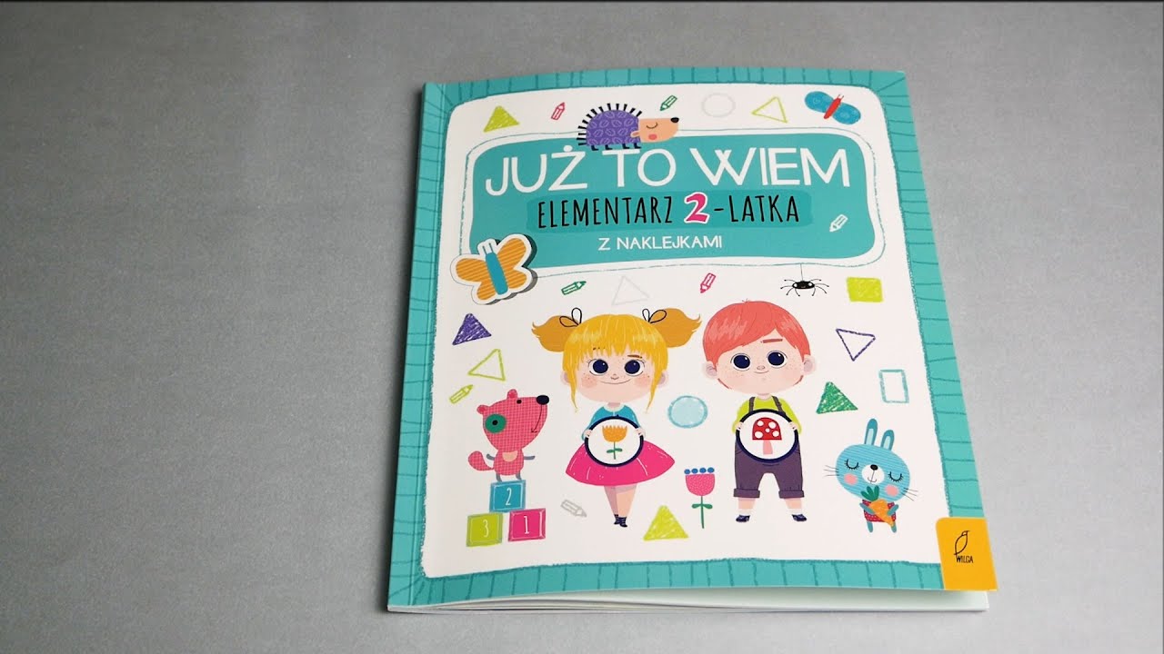 Zobacz, co mam w środku! | Już to wiem. Elementarz 2-latka z naklejkami 👦👧