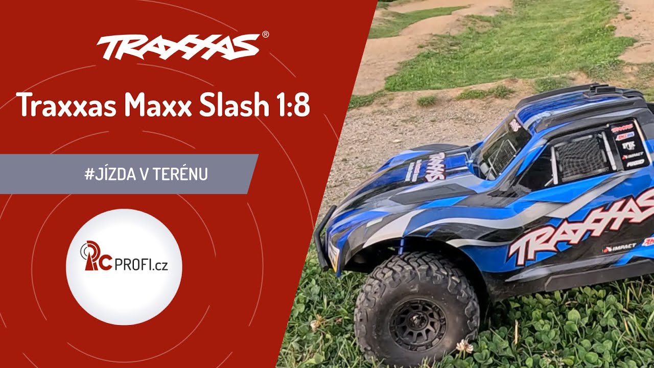 RC auto Traxxas Maxx Slash 1:8 RTR, modrá