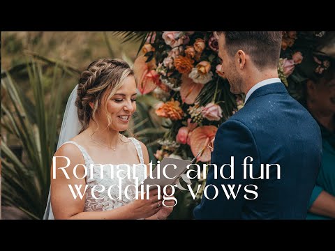 Wedding Vow Inspiration | Watch this before writing your vows! | real wedding vow example