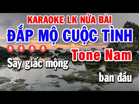 Karaoke Nhạc Sống Nửa Bài Tone Nam | Liên Khúc Bolero Nhạc Trữ Tình Tuyển Chọn Dễ Hát Nhất