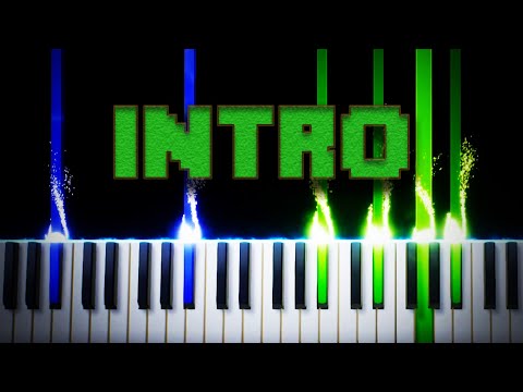 C418 - Intro (from Minecraft Volume Beta)- Piano Tutorial